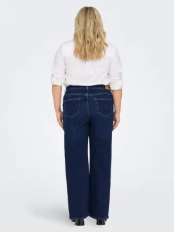 CARWILLY Taille haute Wide Leg Fit Jeans