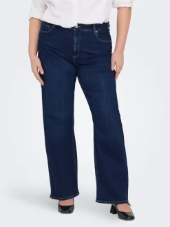 CARWILLY Taille haute Wide Leg Fit Jeans