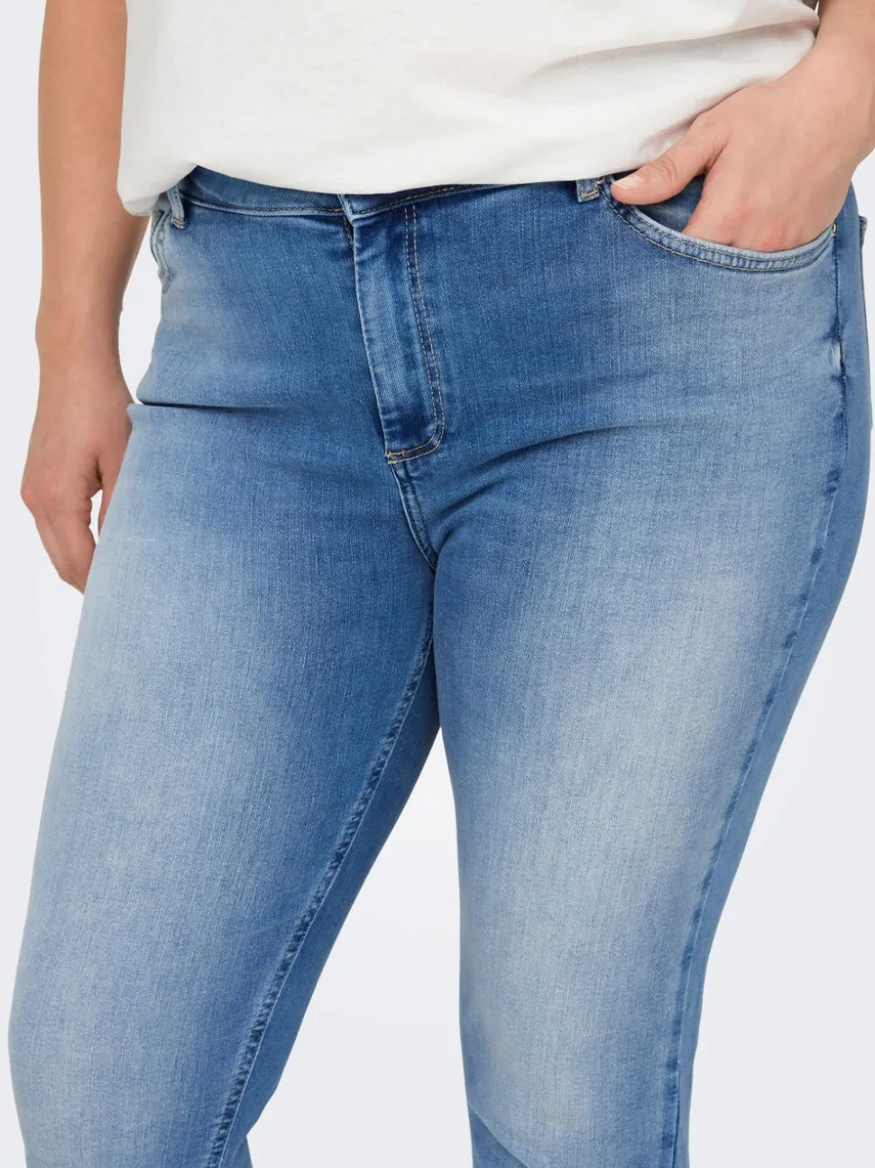 CARWILLY Taille moyenne capri Skinny Fit Jeans