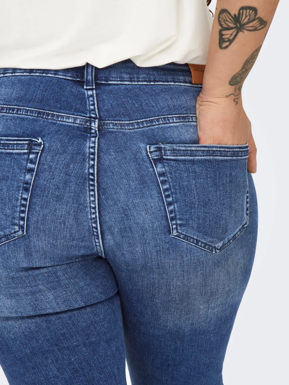 CARWILLY Taille moyenne capri Skinny Fit Jeans