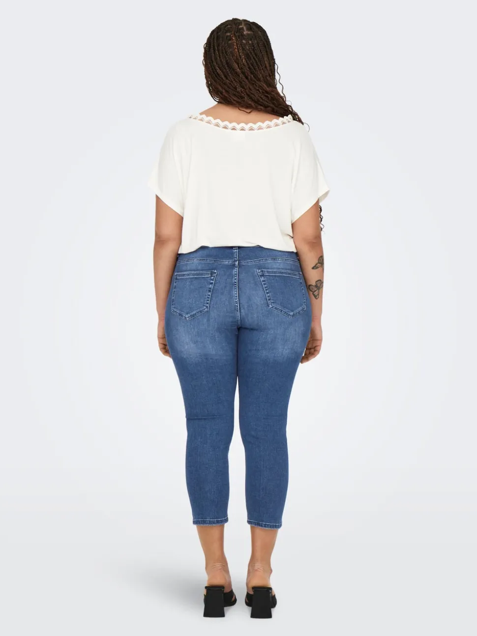 CARWILLY Taille moyenne capri Skinny Fit Jeans