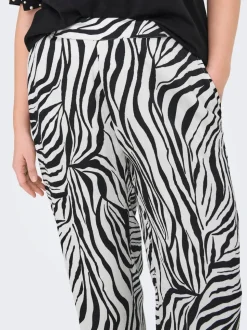CARYAVA Regular Fit Pantalon à jambe large