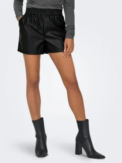 JDYALAIA Taille moyenne Regular Fit Short en cuir synthétique
