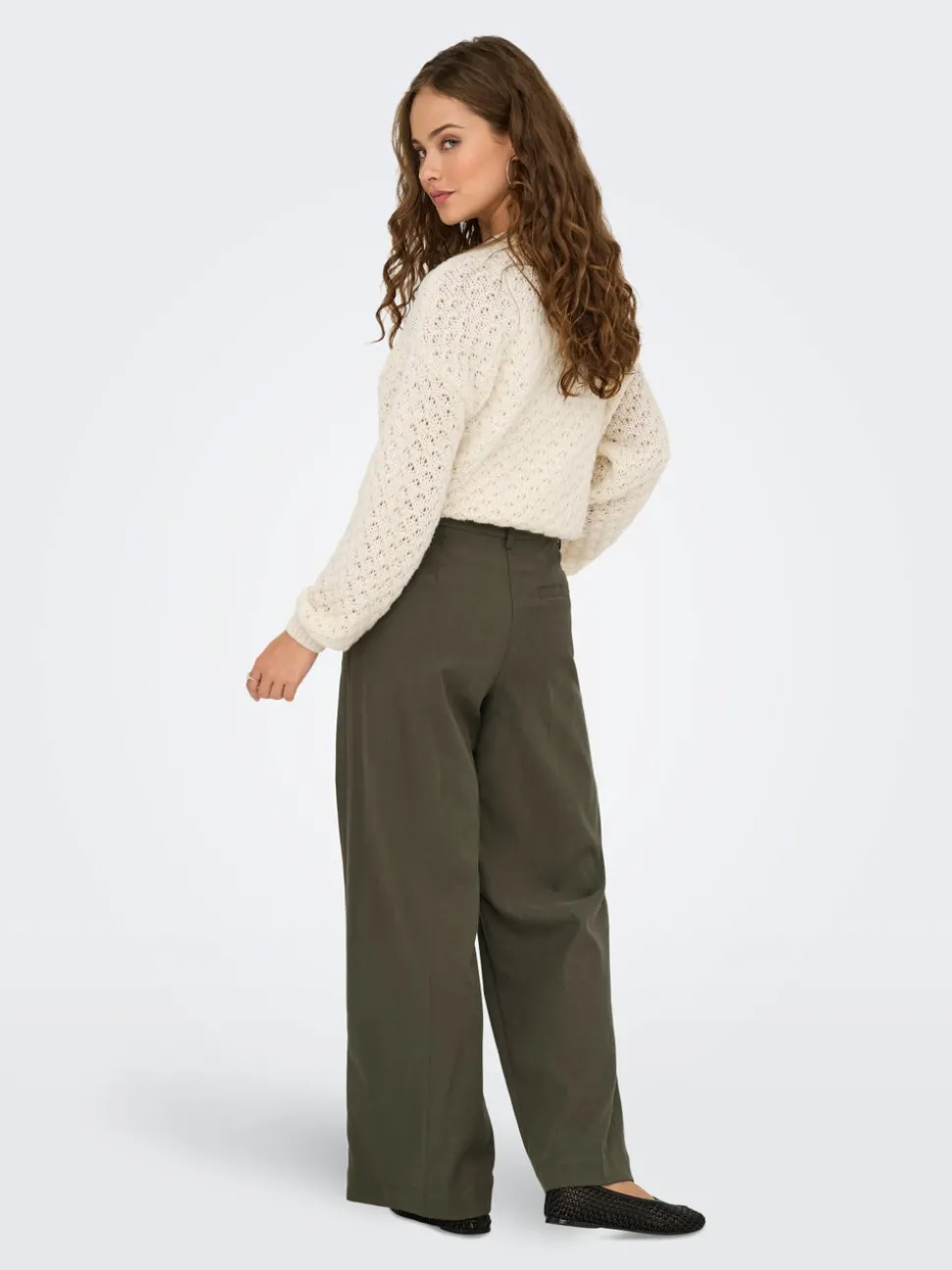 JDYASHER Wide Leg Fit Pantalon