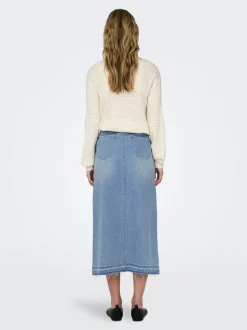 JDYBELLA Jean Jupe en denim Jupe midi