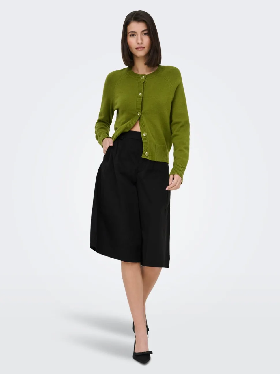 JDYBIANCA Taille haute Regular Fit Bermuda