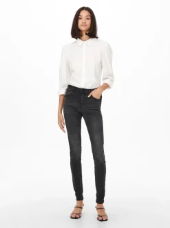 JDYBLUME Taille moyenne Skinny Fit Jeans