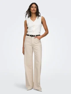 JDYCARINA Taille haute Wide Leg Fit Jeans