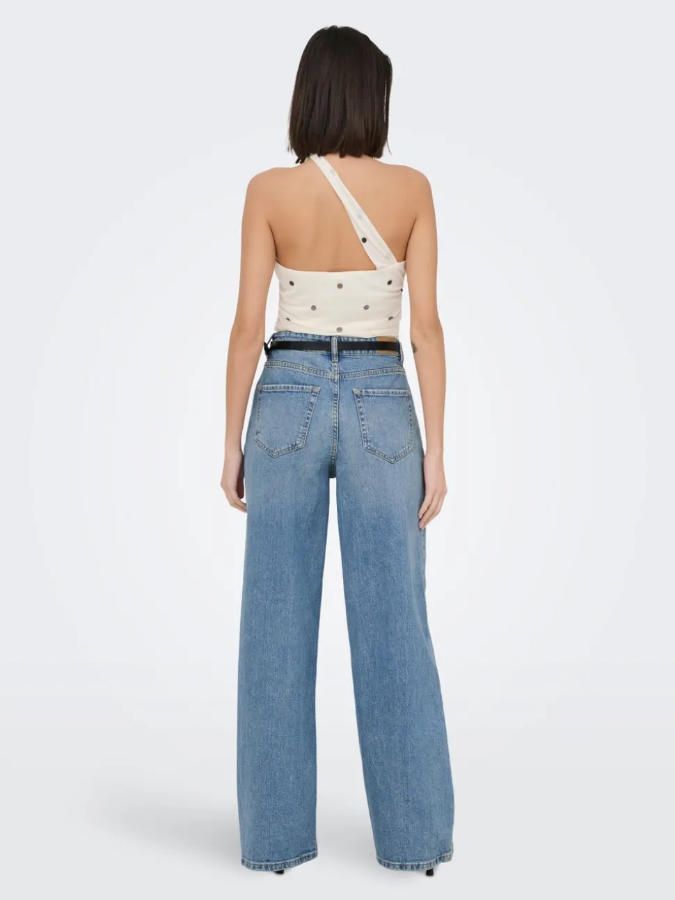 JDYCARINA Taille haute Wide Leg Fit Jeans