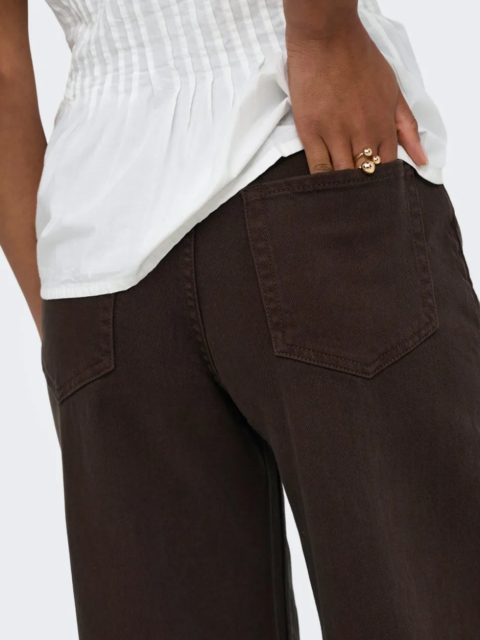 JDYCARINA Taille haute Wide Leg Fit Jeans