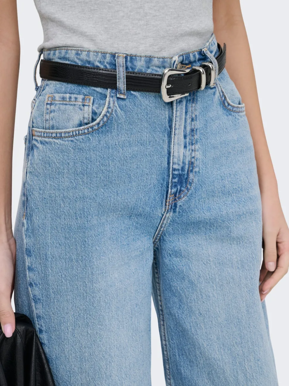 JDYCARINA Taille haute Wide Leg Fit Jeans