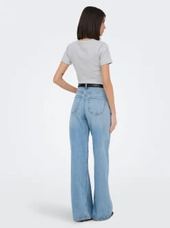 JDYCARINA Taille haute Wide Leg Fit Jeans