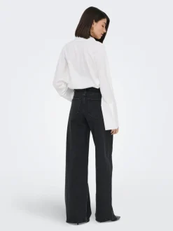 JDYCARINA Taille haute Wide Leg Fit Jeans