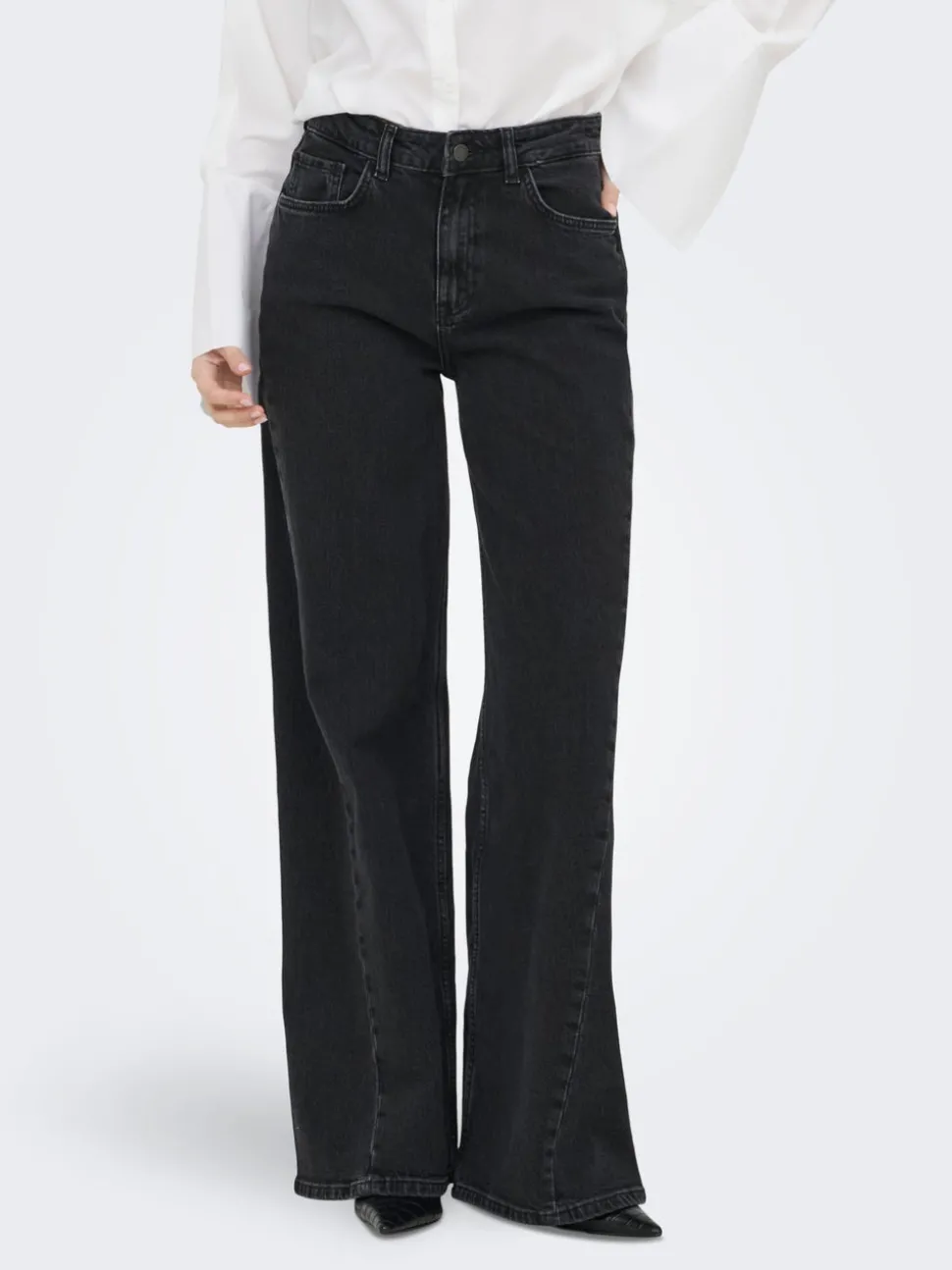 JDYCARINA Taille haute Wide Leg Fit Jeans