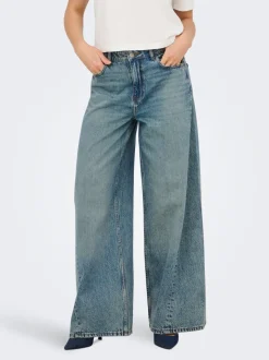 JDYCARINA Taille haute Wide Leg Fit Jeans