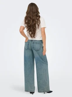 JDYCARINA Taille haute Wide Leg Fit Jeans