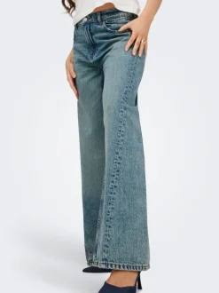 JDYCARINA Taille haute Wide Leg Fit Jeans