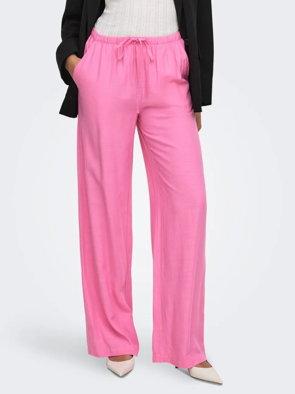 JDYCAYA Wide Leg Fit Lin Pantalon