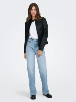 JDYEMILY Veste en cuir synthétique