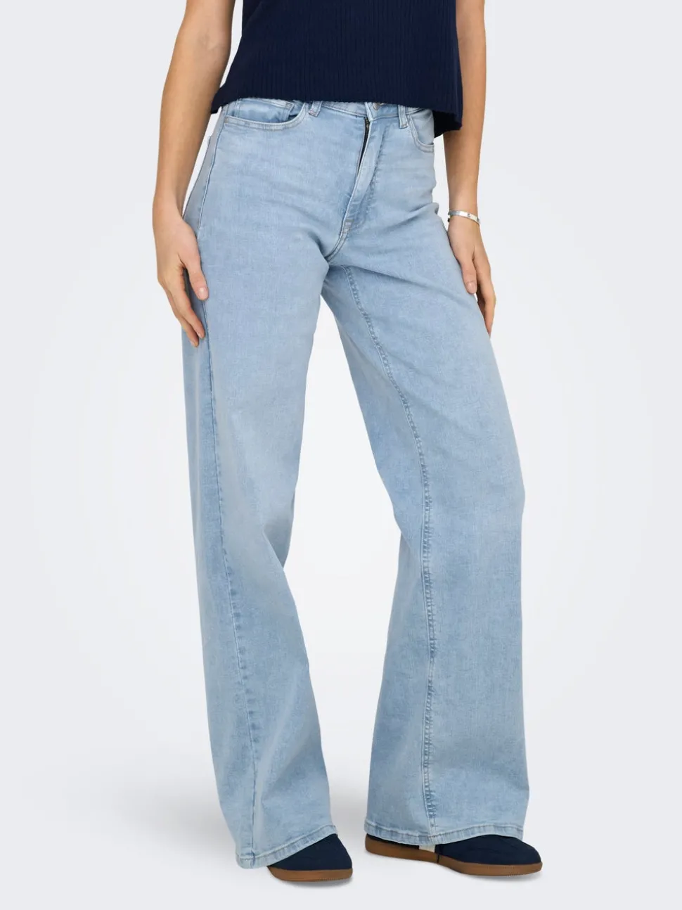 JDYFELINA-FINA Taille haute Wide Leg Fit Jeans