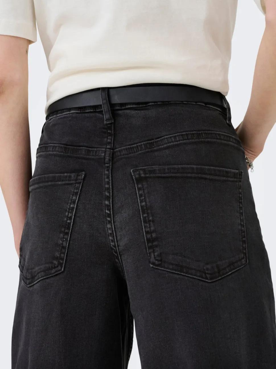 JDYFELINA-FINA Taille haute Wide Leg Fit Jeans