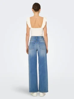 JDYFELINA-FINA Taille haute Wide Leg Fit Jeans