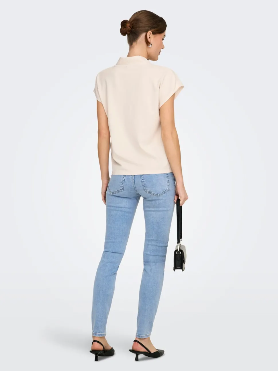 JDYFINA Taille moyenne Skinny Fit Jeans