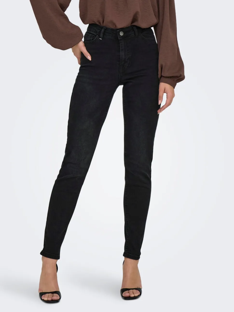JDYFINA Taille moyenne Skinny Fit Longueur cheville Jeans