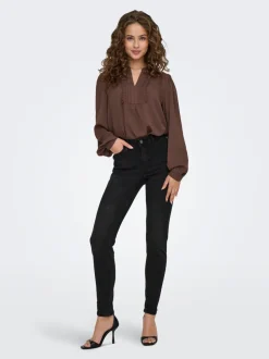 JDYFINA Taille moyenne Skinny Fit Longueur cheville Jeans
