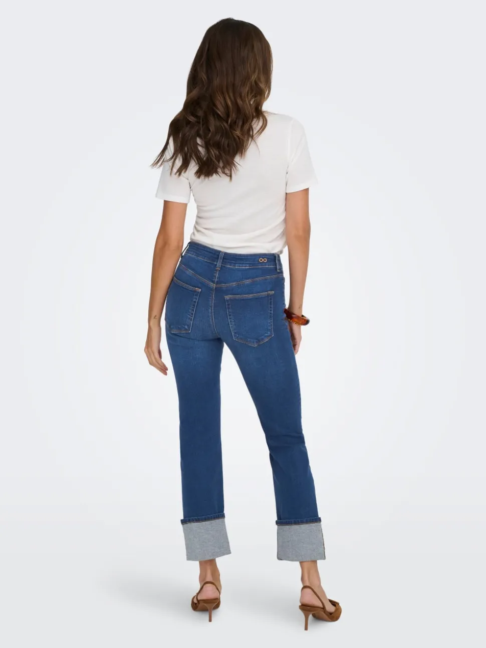 JDYFINA Taille moyenne Straight Fit Jeans