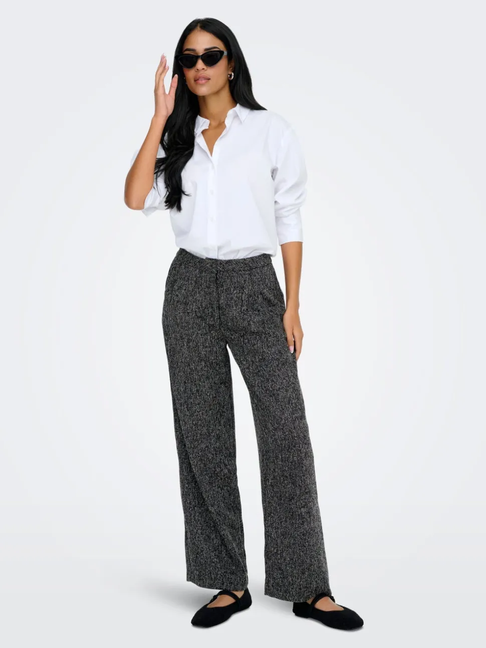 JDYFRANCESCA Wide Leg Fit Pantalon