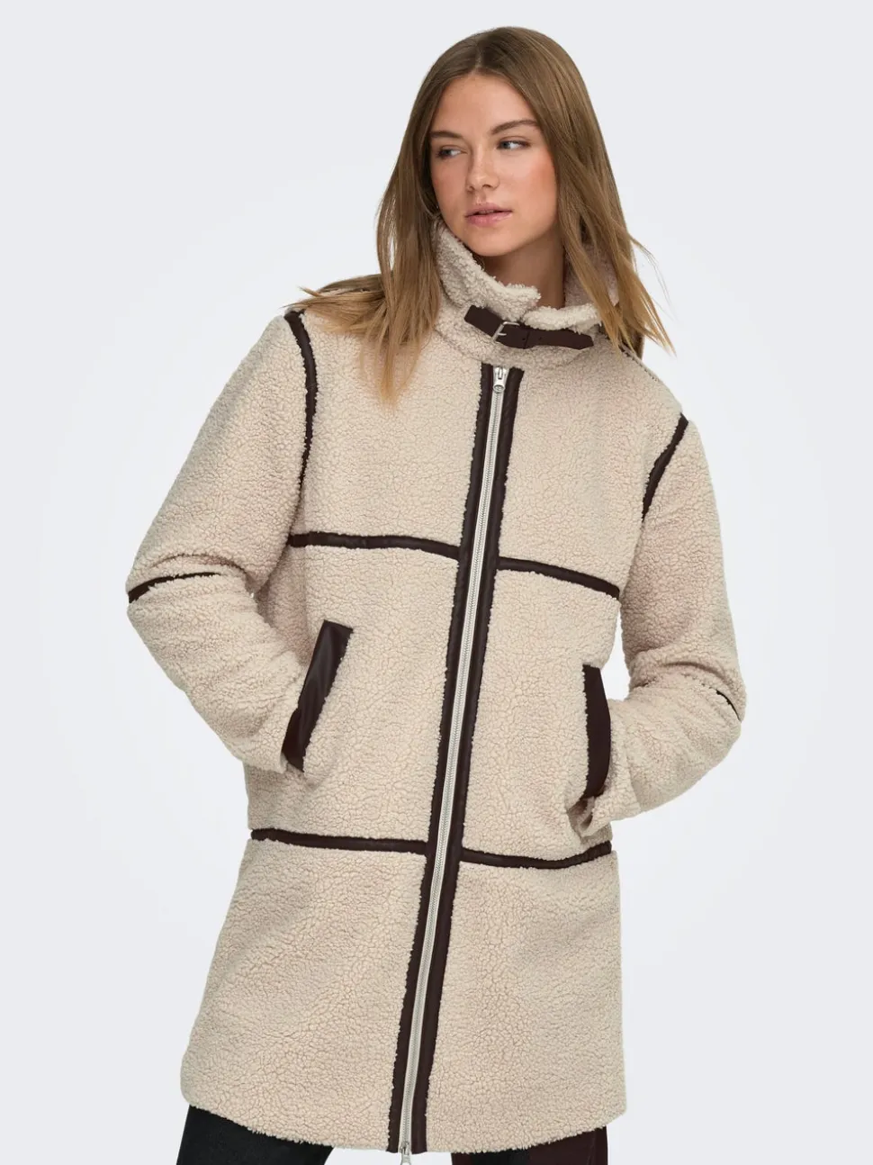 JDYFROSTY Manteau en peluche