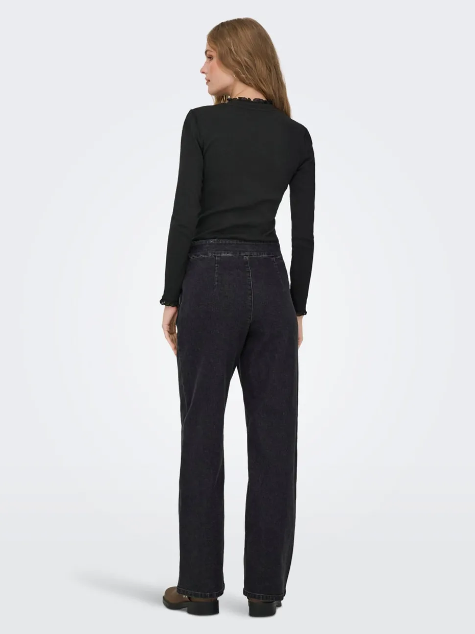 JDYGEGGO Taille haute Wide Leg Fit Jeans