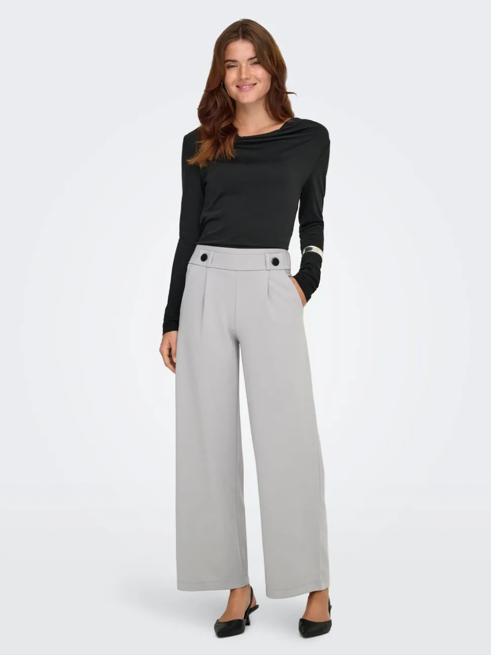 JDYGEGGO Wide Leg Fit Pantalon à jambe large