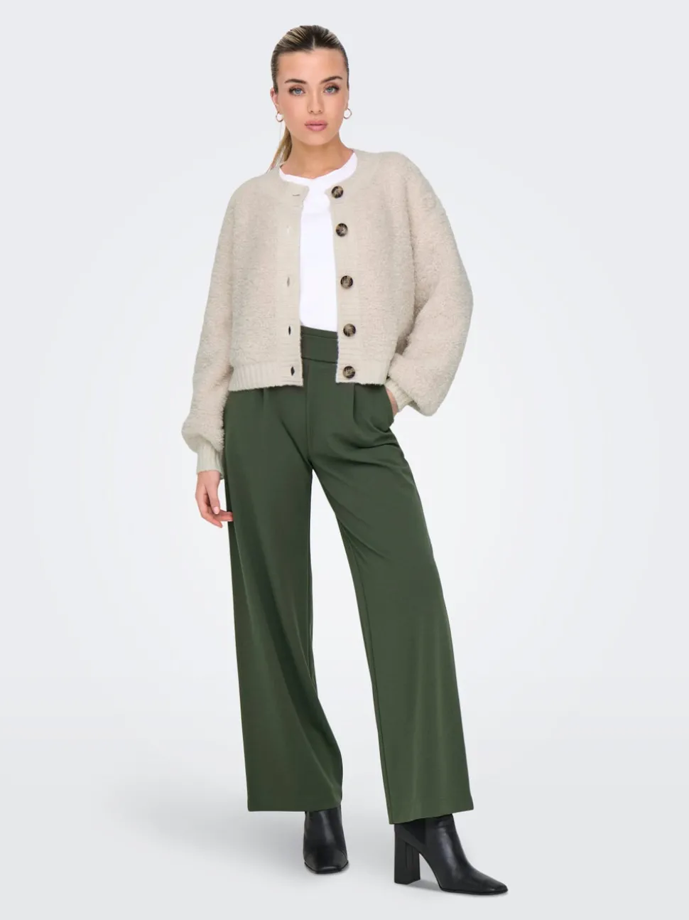 JDYGEGGO Wide Leg Fit Pantalon à jambe large
