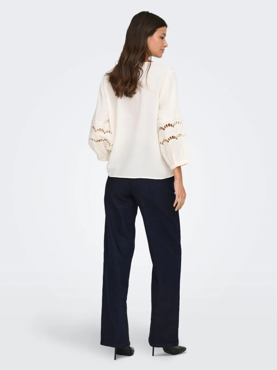 JDYGEGS Taille haute Wide Leg Fit Jeans