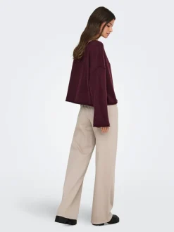 JDYIRIS Regular Fit Pantalon à jambe large