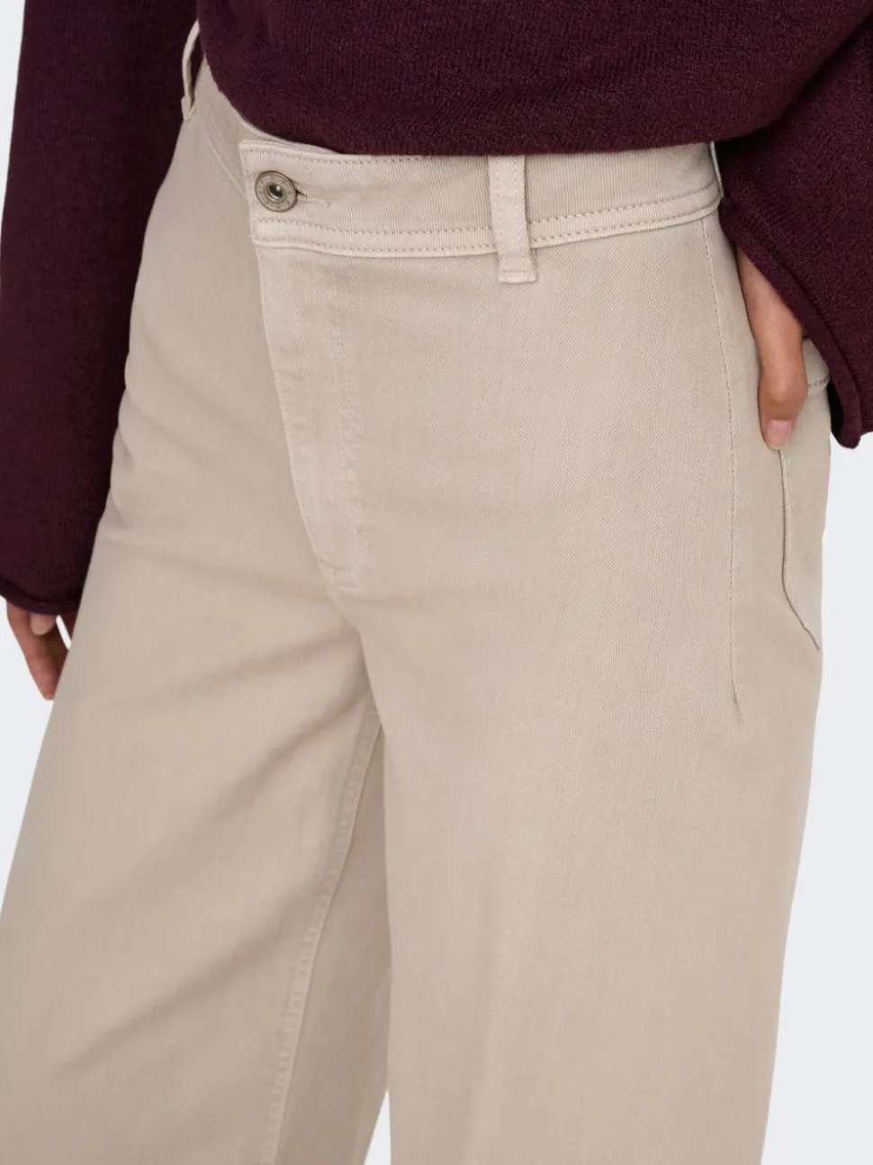 JDYIRIS Regular Fit Pantalon à jambe large