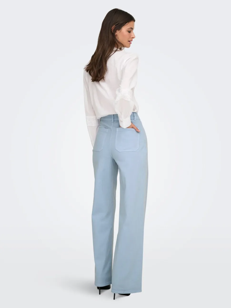 JDYIRIS Regular Fit Pantalon à jambe large