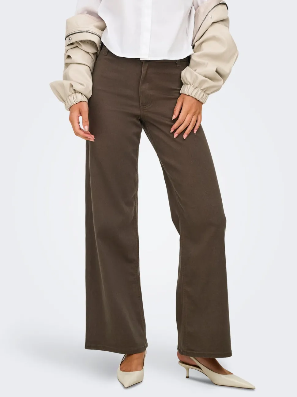 JDYIRIS Regular Fit Pantalon à jambe large