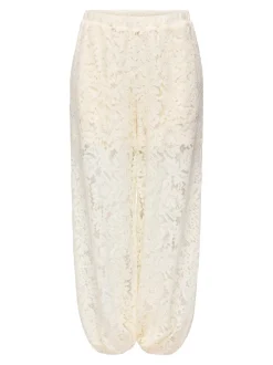 JDYJULIA Balloon Fit Pantalon en dentelle