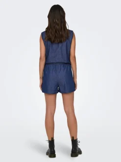 JDYKAI Taille haute Regular Fit Short en denim