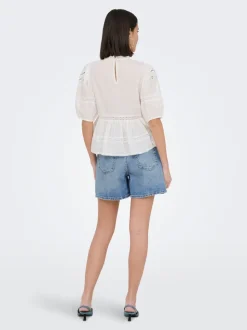 JDYLARISA Taille haute Baggy Fit Short