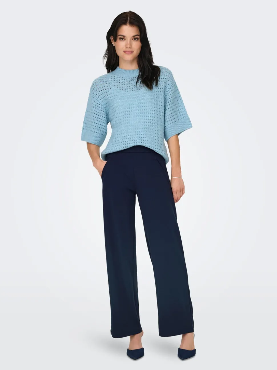 JDYLOUISVILLE Wide Leg Fit Pantalon à jambe large