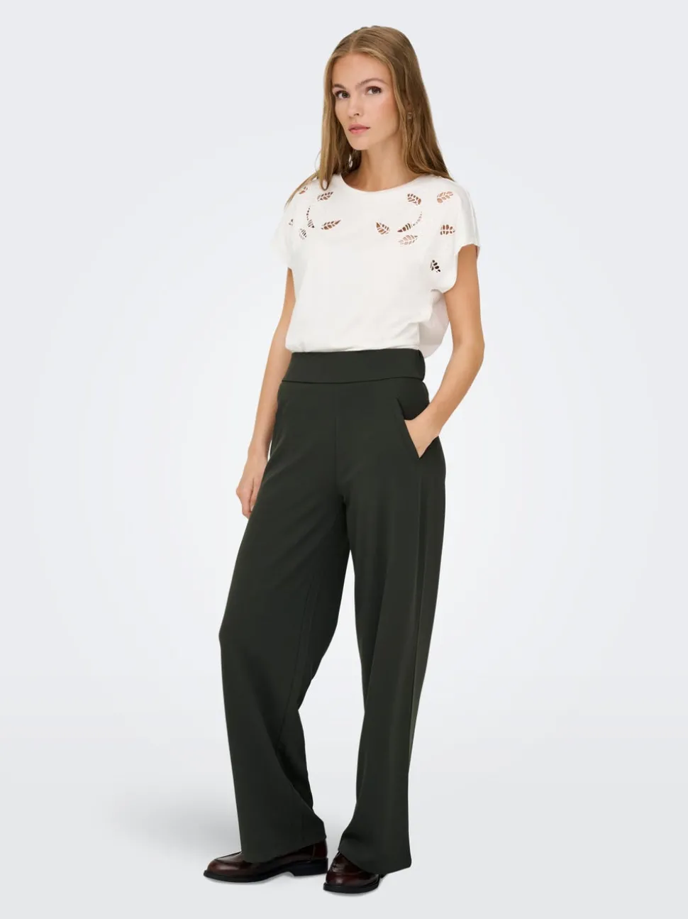 JDYLOUISVILLE Wide Leg Fit Pantalon à jambe large