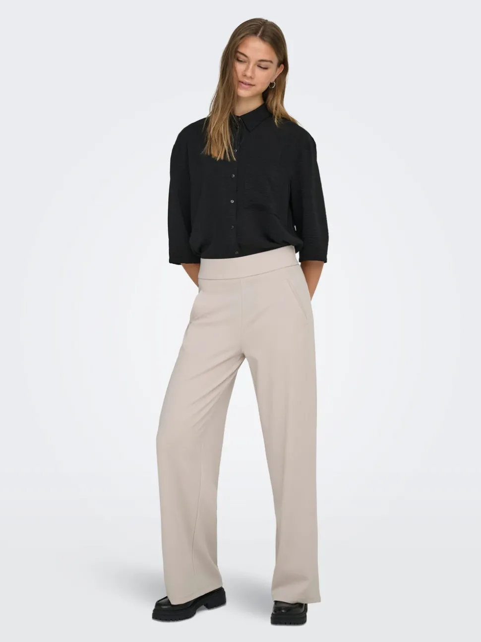 JDYLOUISVILLE Wide Leg Fit Pantalon à jambe large