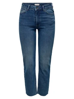 JDYLULLU Taille haute Straight Fit Longueur cheville Jeans