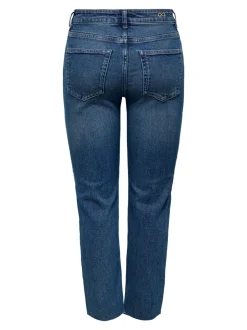 JDYLULLU Taille haute Straight Fit Longueur cheville Jeans