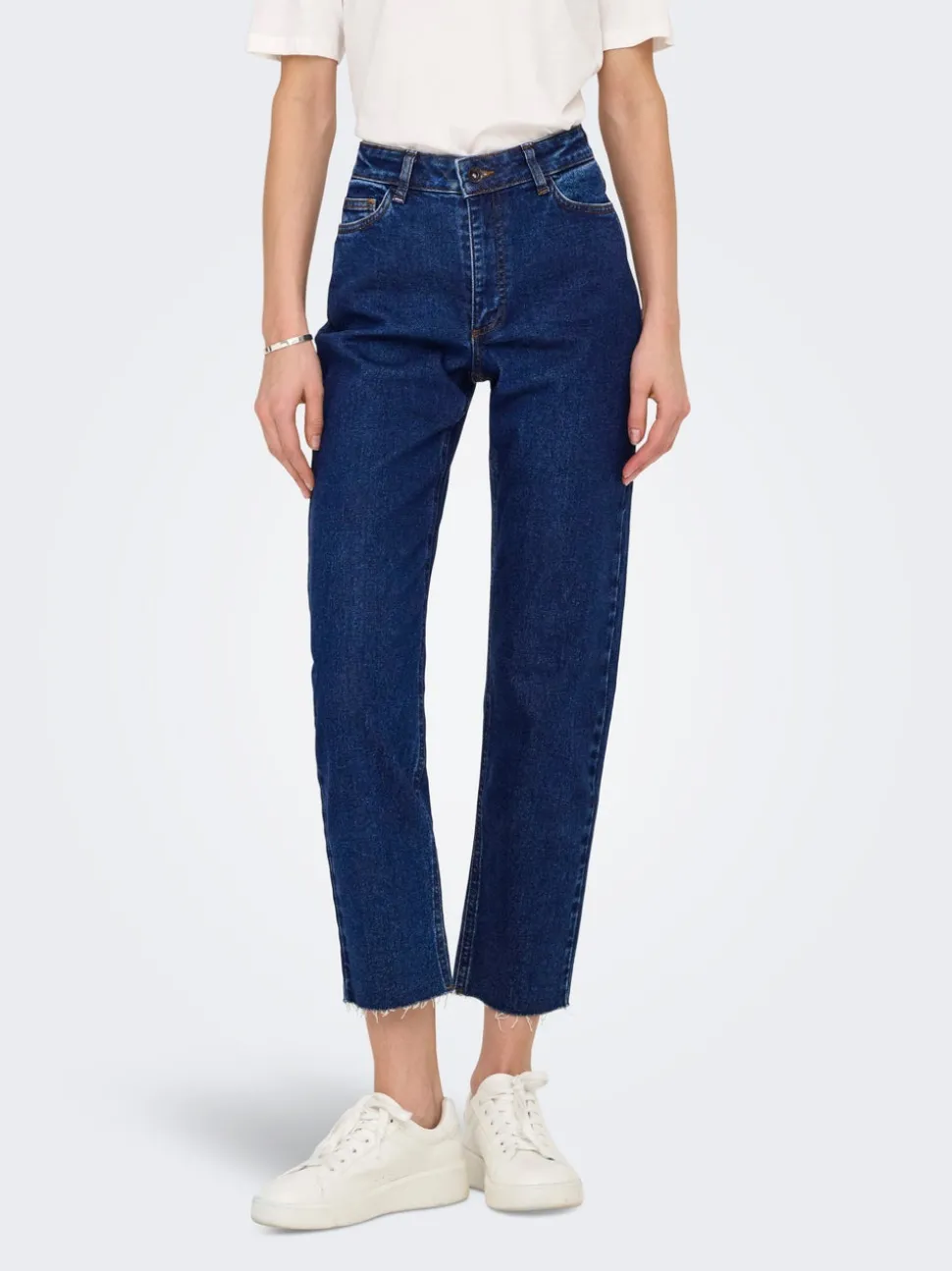 JDYLULLU Taille haute Straight Fit Longueur cheville Jeans