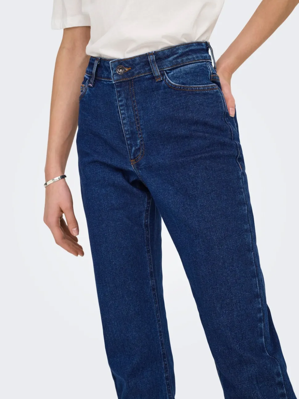 JDYLULLU Taille haute Straight Fit Longueur cheville Jeans